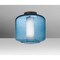 Besa Lighting Niles 10 Ceiling, Blue Bubble/Opal, Bronze, 1x60W Incandescent NILES10BOC-BR - alternate 1
